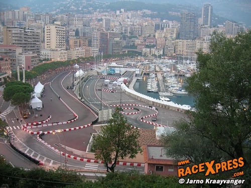 Monaco Kart gedeeltelijk over F1 piste